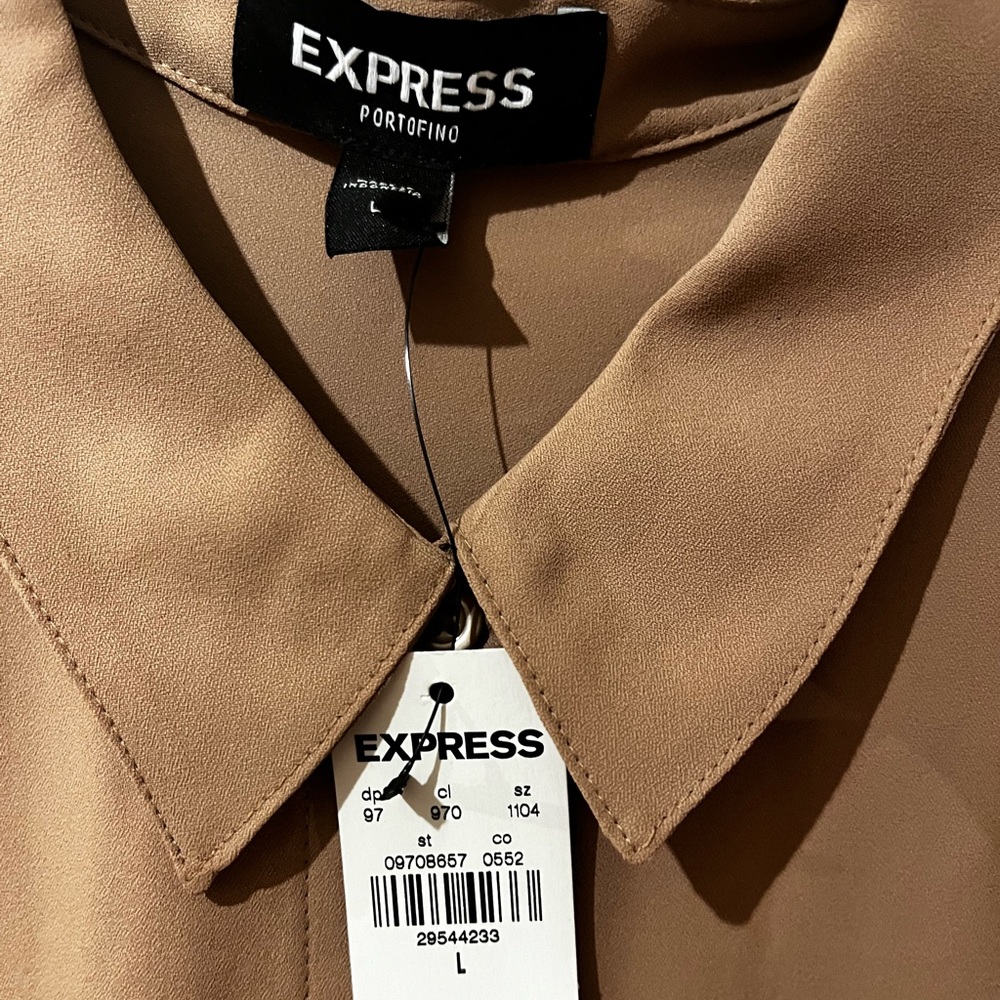 Express Portofino long sleeve blouses